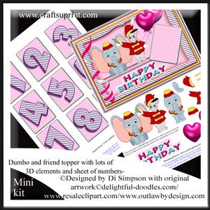Dumbo Happy Birthday for Kids 1-9yrs (2)