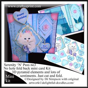 Serenity and Puss Cut and Fold No Holes Mini Kit (3)