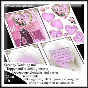 Serenity Wedding No 1 Mini Kit