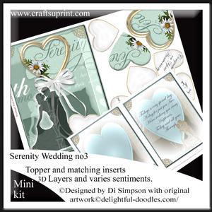 Serenity Wedding No 3 Mini Kit
