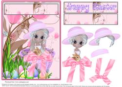 Happy Easter-sweet Little Girl (1)