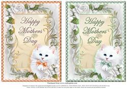 2 Sweet Mothers Day Toppers-puss N' Pearls (#2)
