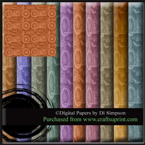 Digital Papers-vintage Harley