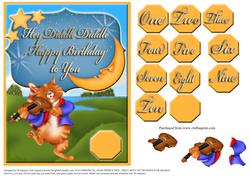 Hey Diddle Diddle Birthday Topper #2