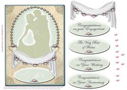Lovely Wedding,anniversary,engagement Topper #1