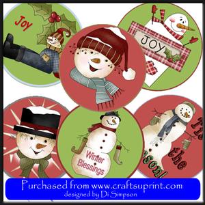 Coasters - So Cute Snowmen