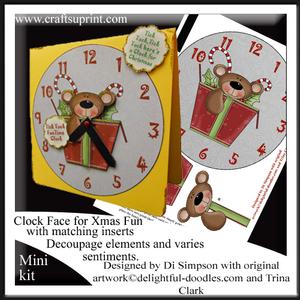 Clock Face- Tick Tock Fun Time Clock Topper