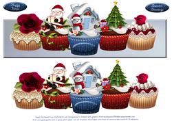 Large Dl Cupcake Christmas
