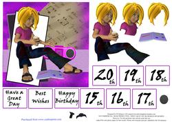 Teenage Girl Birthday #1 - Age 15 to 20