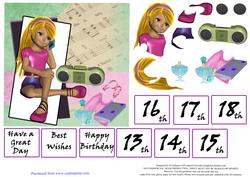 Teenage Girl Birthday #4 - Age 13 to 18