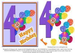 Clowning Around #7- Happy Birthday- 4yrs
