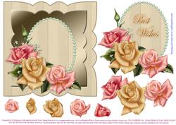 Edwardian Roses and Pearls- Best Wishes