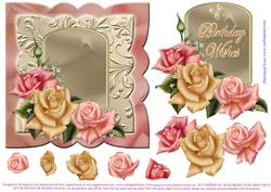 Edwardian Rose for a Birthday Wish