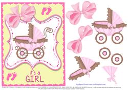 Sweet Topper - It's a Girl