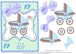 Sweet Topper - It's a Boy