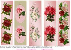 5 Lovely Vintage Floral Bookmarks