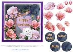Beautiful Roses- Happy Birthday