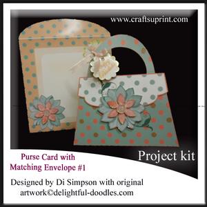 Purse Card with Matching Envelope