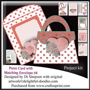 Purse Card with Matching Envelope-#4