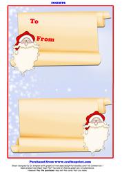 Insert for - merry Christmas to My Teacher