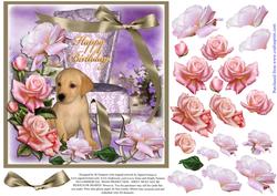 Happy Birthday - with Lots of Roses