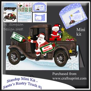 Standup Mini Kit - Santa?s Rustry Truck #1