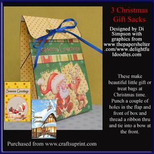 3 Gorgeous Gift Sacks for Xmas