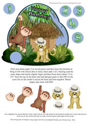 Jungle Fun - Happy Birthday 1-5yrs