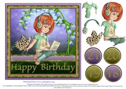 Happy Birthday - Peace in the Garden
