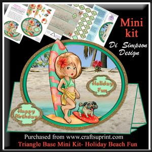 Triangle Base Mini Kit- Holiday Beach Fun