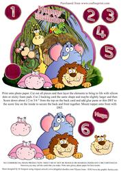 Jungle Animals with Decoupage #2