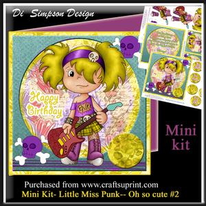 Mini Kit- Little Miss Punk- Oh So Cute #2
