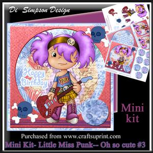 Mini Kit- Little Miss Punk- Oh So Cute #3