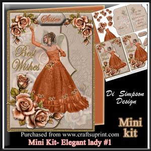 Best Wishes - Elegant Lady #1