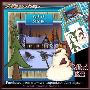 Snowman Scene #1
