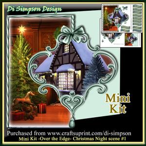 Mini Kit -over the Edge- Christmas Night Scene #1