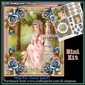 Mini Kit -sweet Lady for Birthday or Other#1