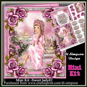 Mini Kit -sweet Lady for Birthday or Other#2