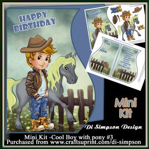 Mini Kit -cool Boy with Pony #3