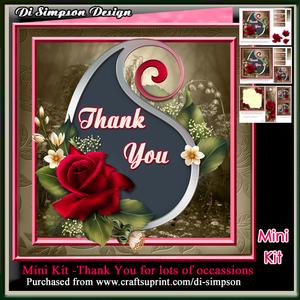 Mini Kit -thank You for Lots of Occassions