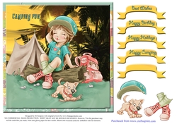 Holiday Camping Fun - For lots of occasions
