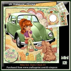 Mini Kit- Retro Chick #5