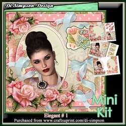 Mini Kit- Elegant Lady # 1- For lots of occasions