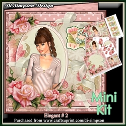 Mini Kit- Elegant Lady # 2- For lots of occasions