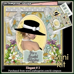 Mini Kit- Elegant Lady # 3- For lots of occasions