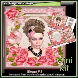Mini Kit- Elegant Lady # 5- For lots of occasions