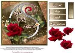 Beautiful Get Well Soon with Roses