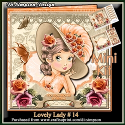 Mini Kit- Lovely Lady # 14- For lots of occasions