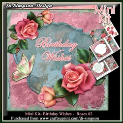 Mini Kit- Happy Birthday - Roses #2