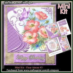 Mini Kit - Fleur Amour- For lots of occasions #3